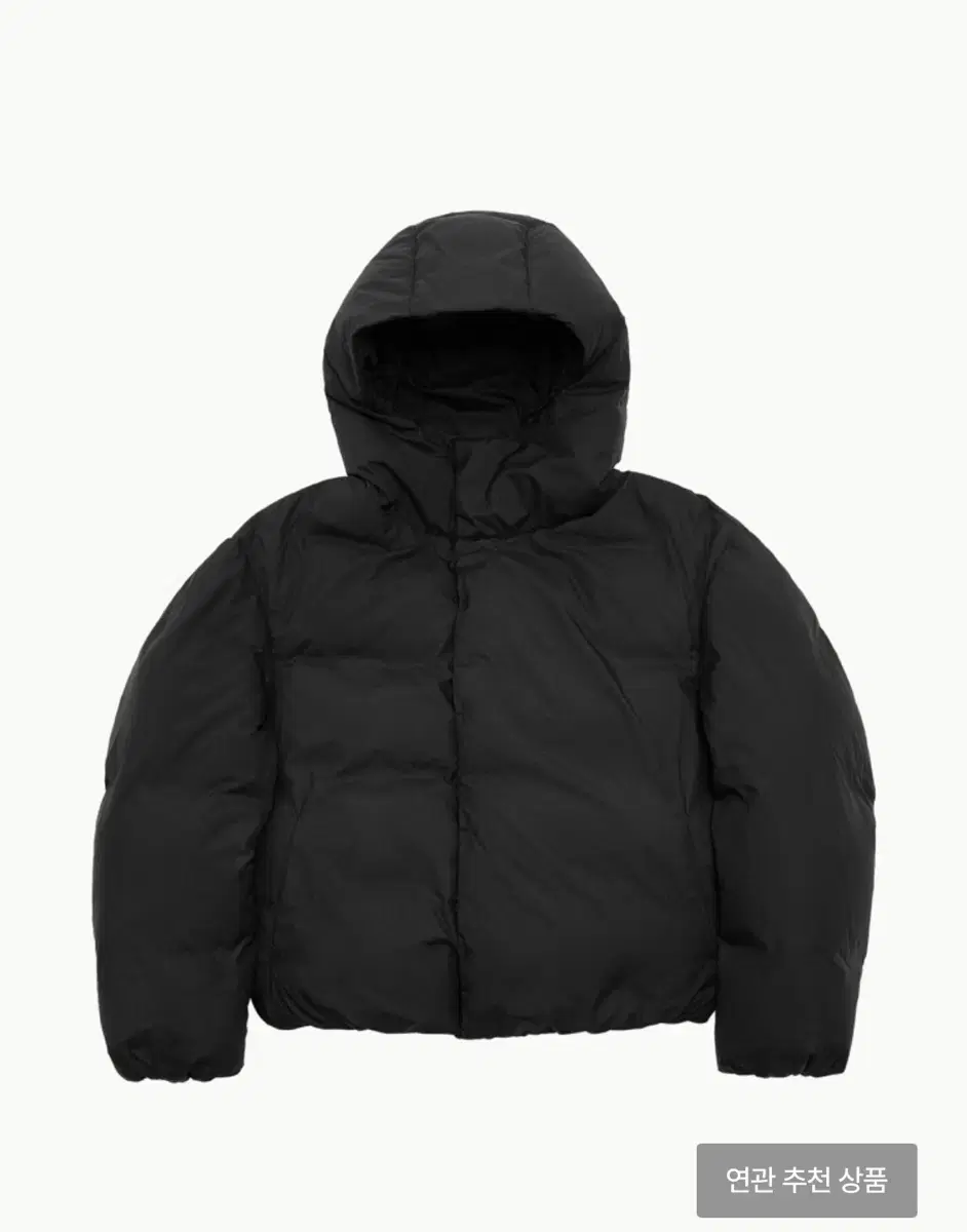 Amemento Hooded Short Down Puffer Padded L