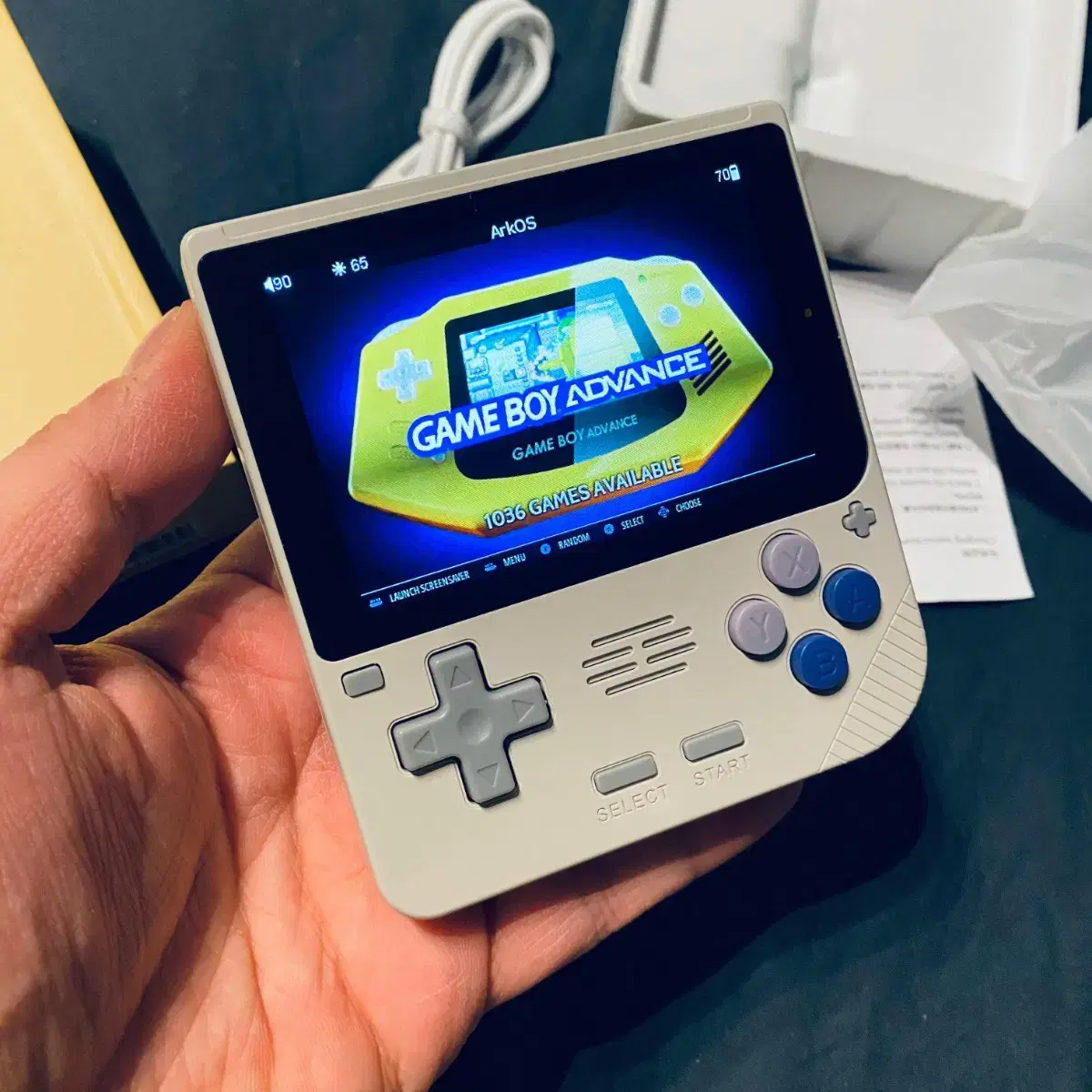 Powkiddy v10 + 한방팩 ( 엔버닉 앤버닉 닌텐도 GBA 게임기