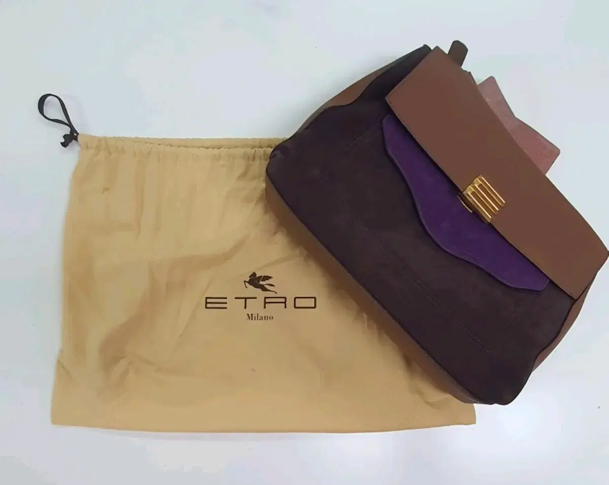 Etro Leather Shoulder Bag New