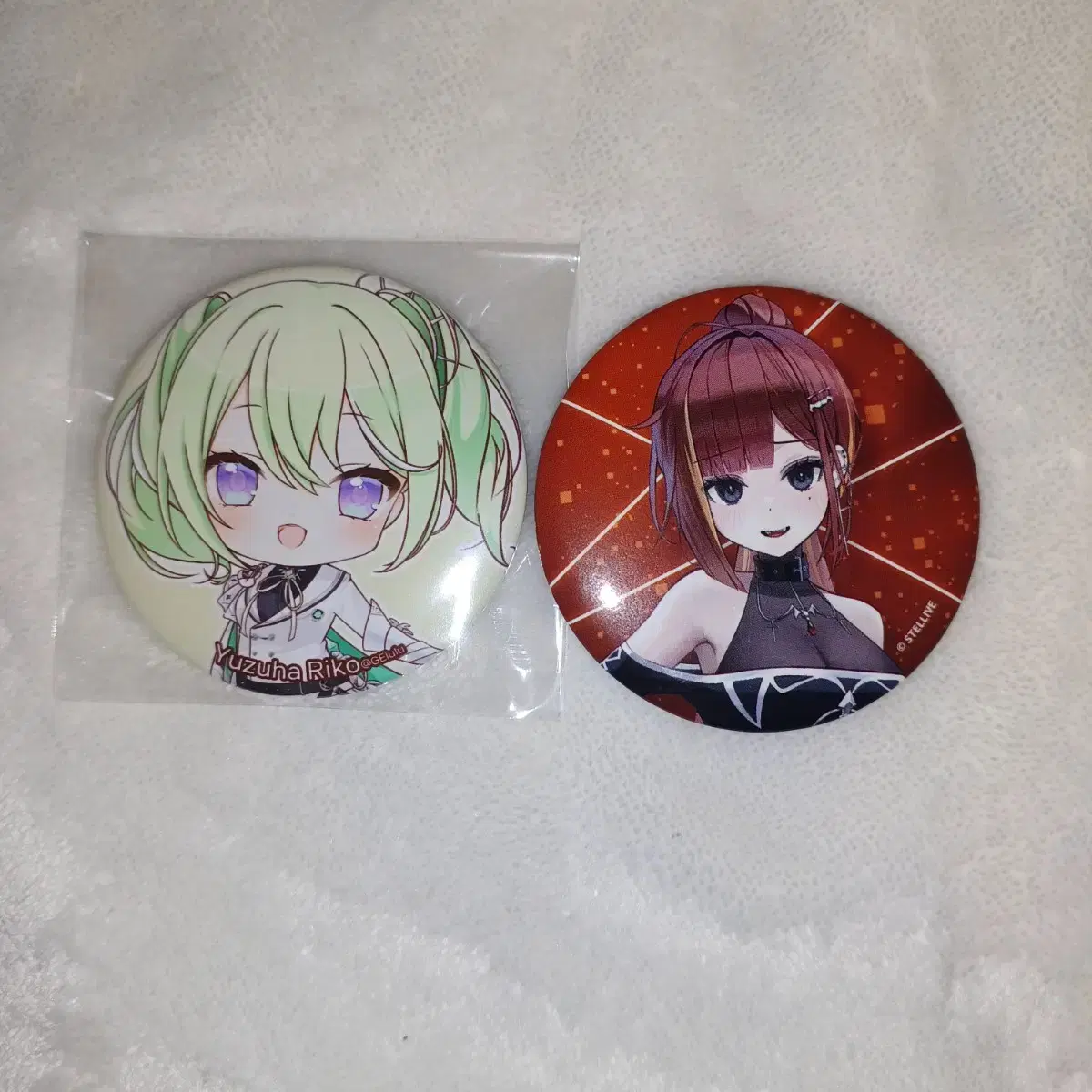 Stellive AGF Lizecan Badge (official) , Rico Badge (unofficial)