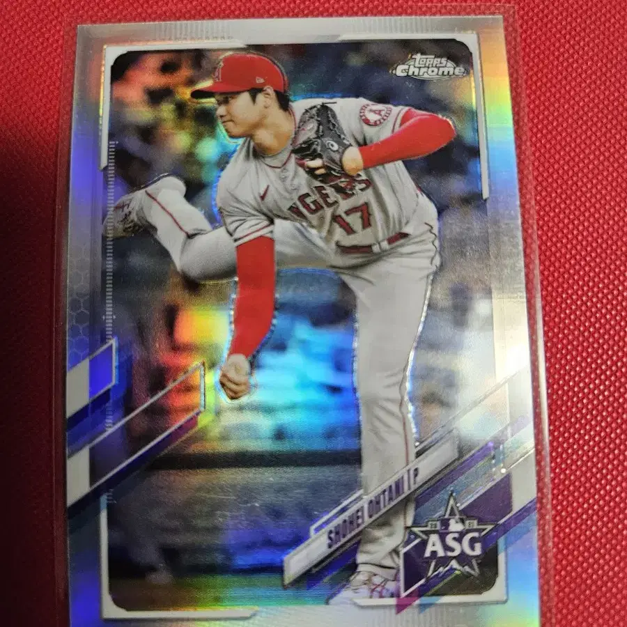 오타니 2021 Topps Chrome 올스타게임 리플렉터 카드