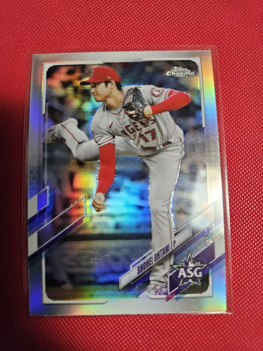 오타니 2021 Topps Chrome 올스타게임 리플렉터 카드