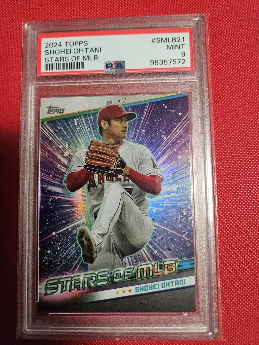 오타니 2024 Topps Stars Of MLB PSA 9등급 카드