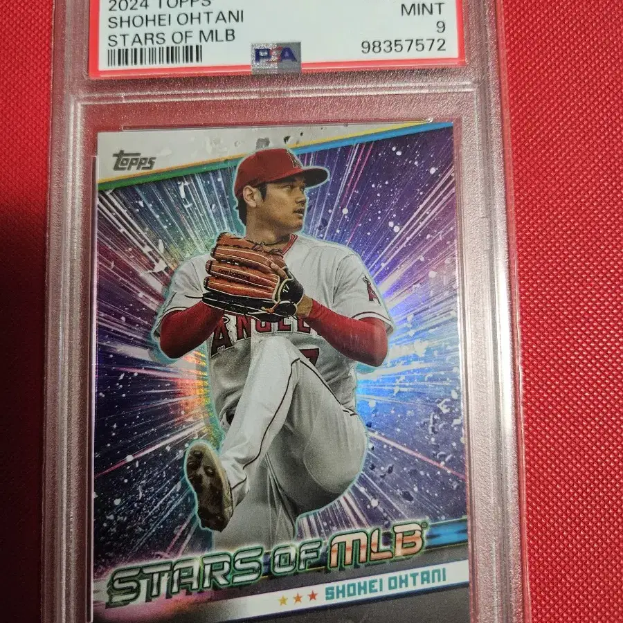 오타니 2024 Topps Stars Of MLB PSA 9등급 카드