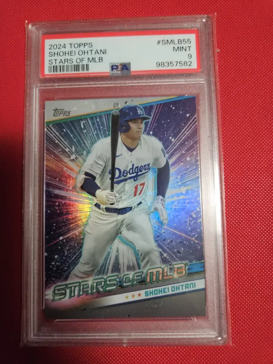 오타니 2024 Topps Stars Of MLB PSA 9등급 카드