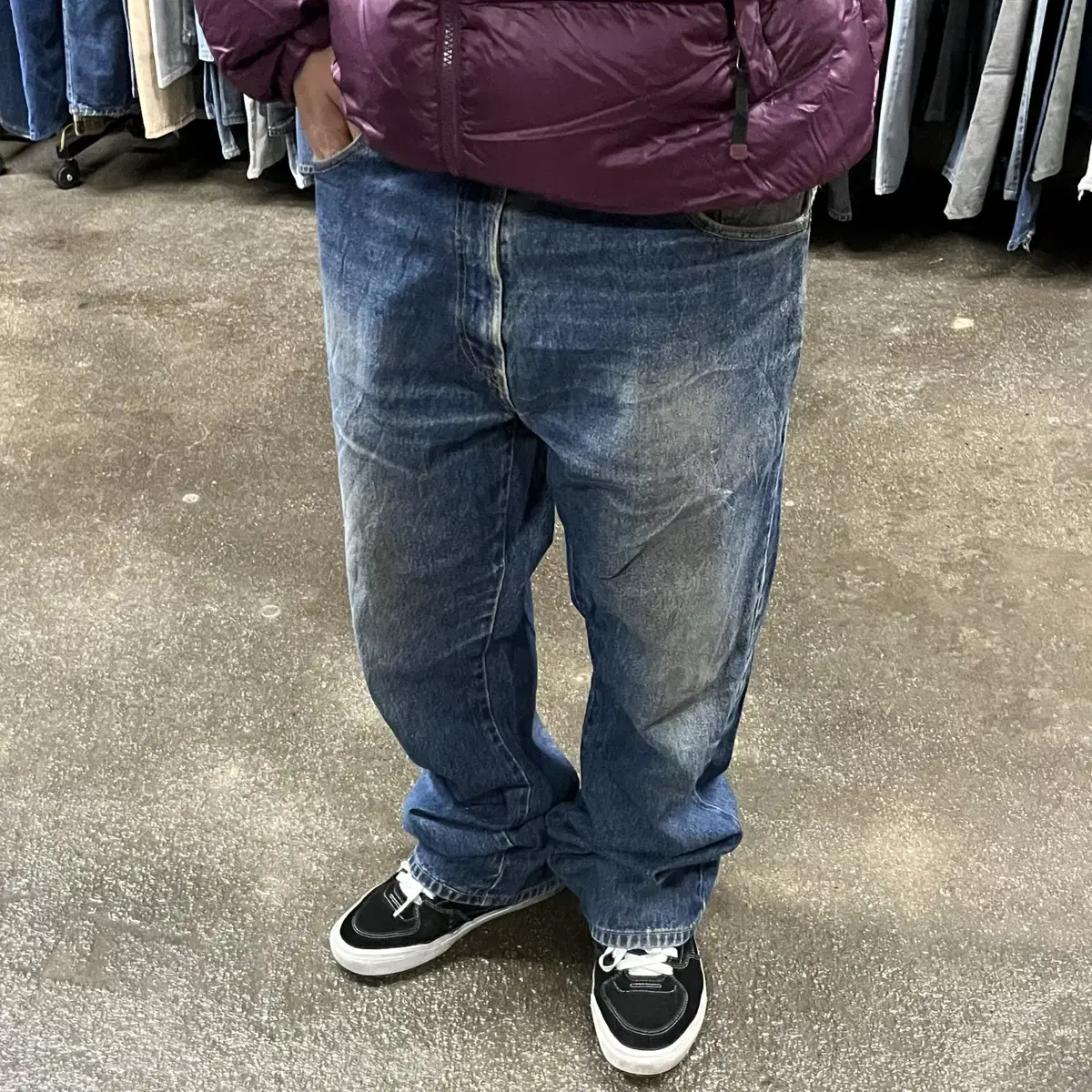 USA Levis 517 부츠컷 데님 팬츠 (35)