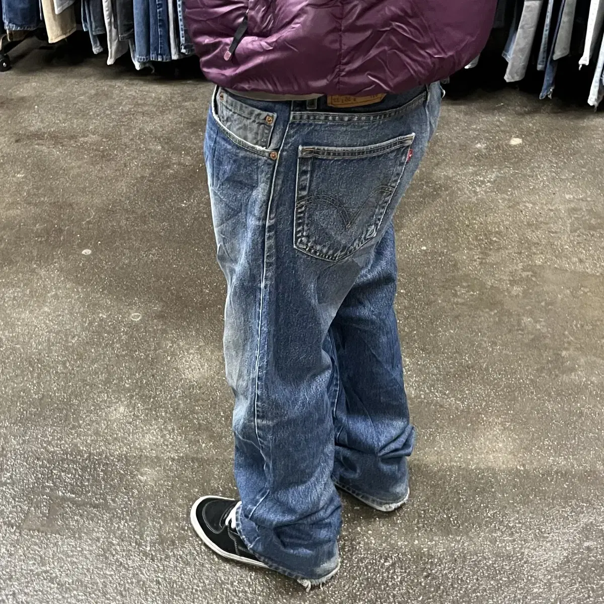 USA Levis 517 부츠컷 데님 팬츠 (35)