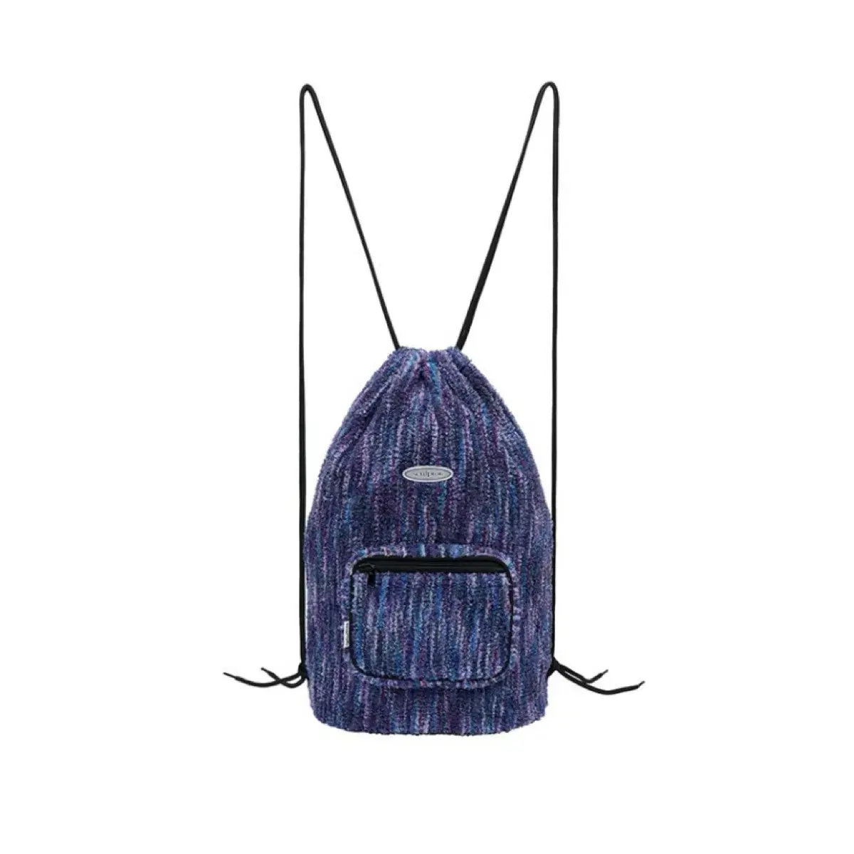 스컬프터 Fuzzy Drawstring Bag 블루 샤베트