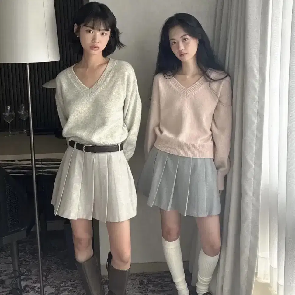 아카이브제이투유 wool pleats skirt pants (치마바지)