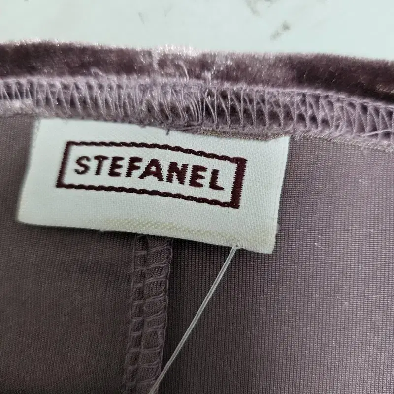 STEFANEL ITALY 퍼플 원피스 여 55/55반 J2904