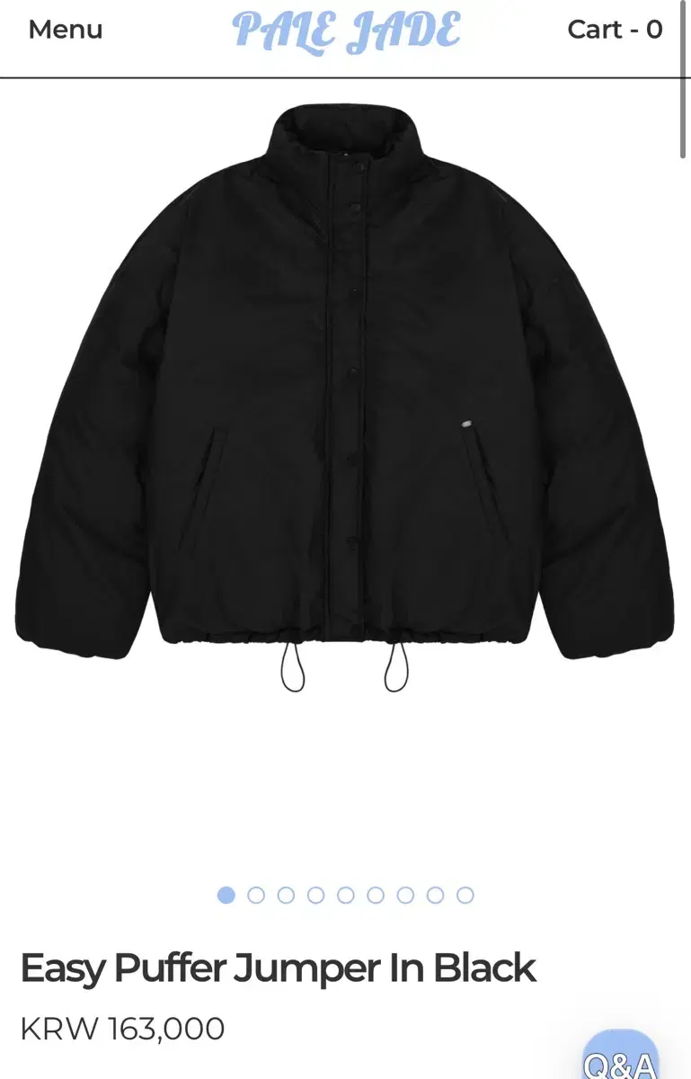 페일제이드 Easy Puffer Jumper In Black