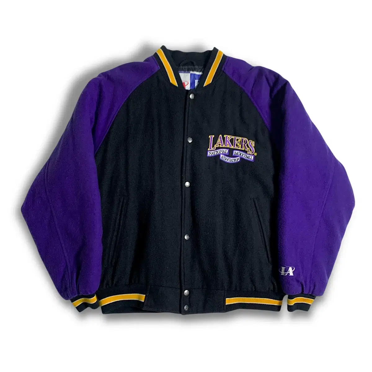 [L~XL] Logo athletic LA Lakers 울 자켓