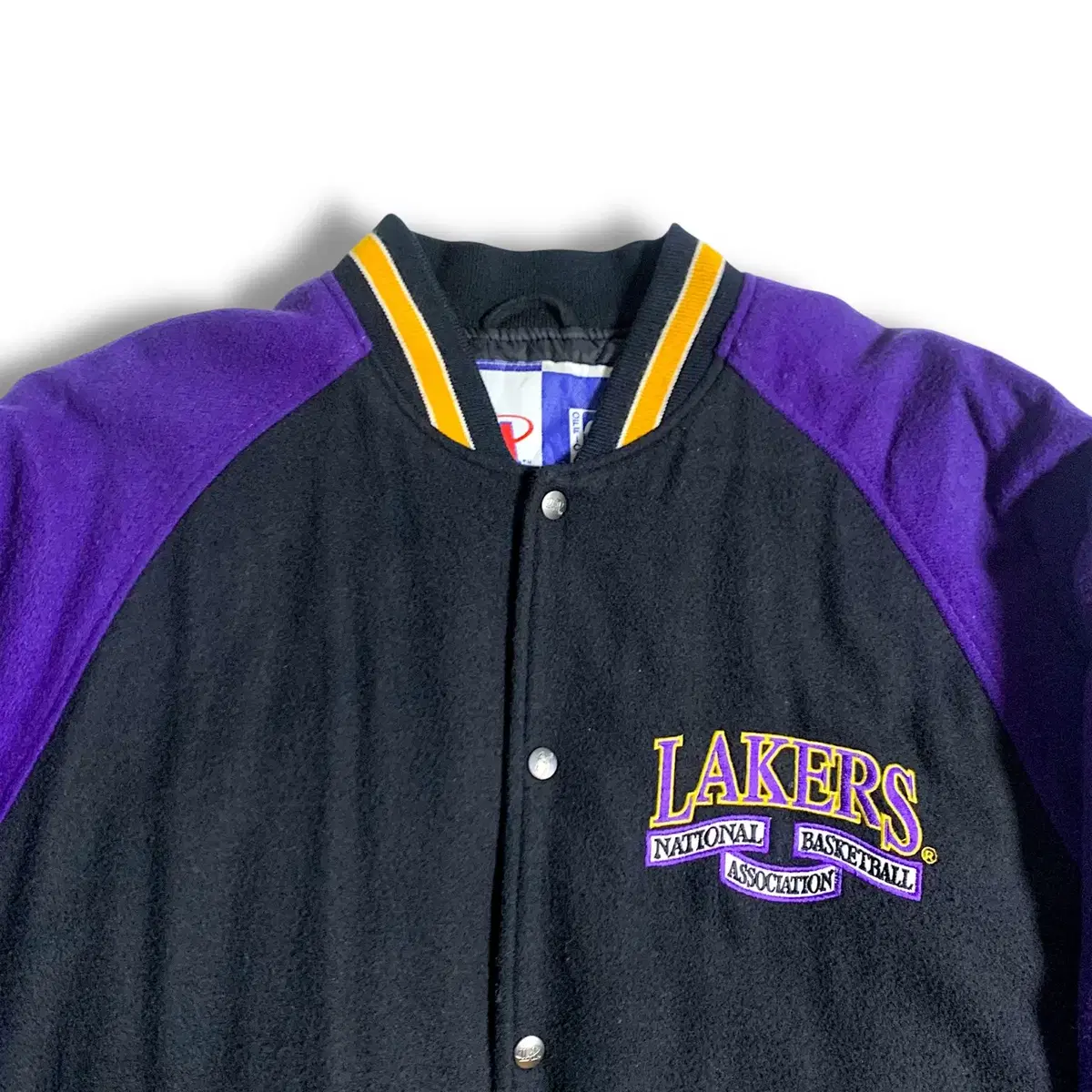 [L~XL] Logo athletic LA Lakers 울 자켓