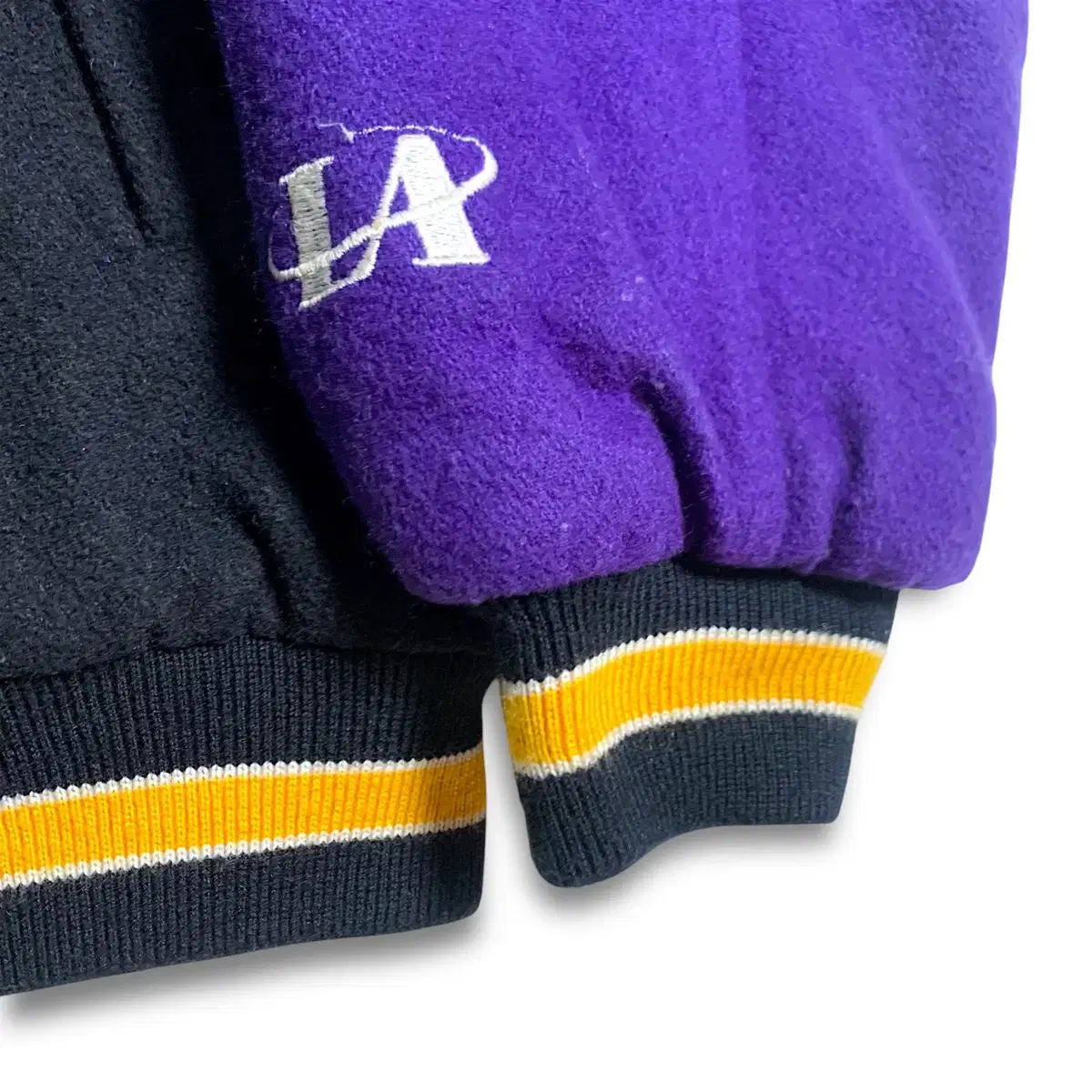 [L~XL] Logo athletic LA Lakers 울 자켓