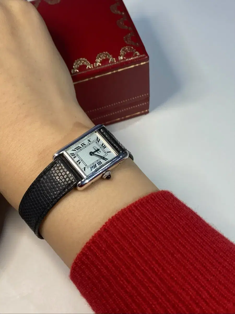 80s Cartier 까르띠에 머스트 탱크 SM automatic