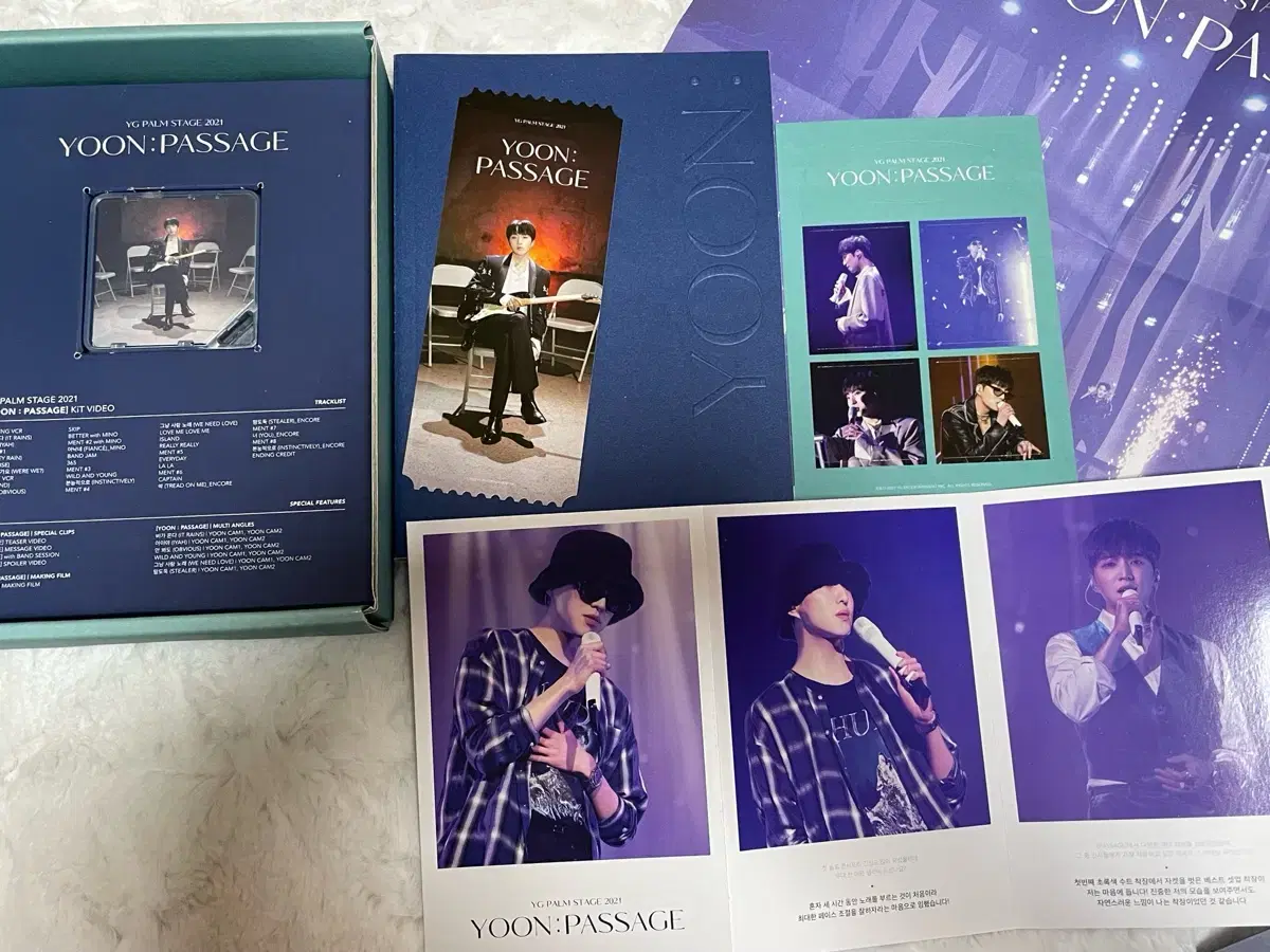 Winner Kang Seung-yoon concert kit Pessage photocard full set