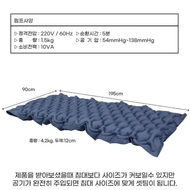 주말특가ㅡ욕창예방매트리스 AD1300 뮤트바이오더블ㅡ구입가271000