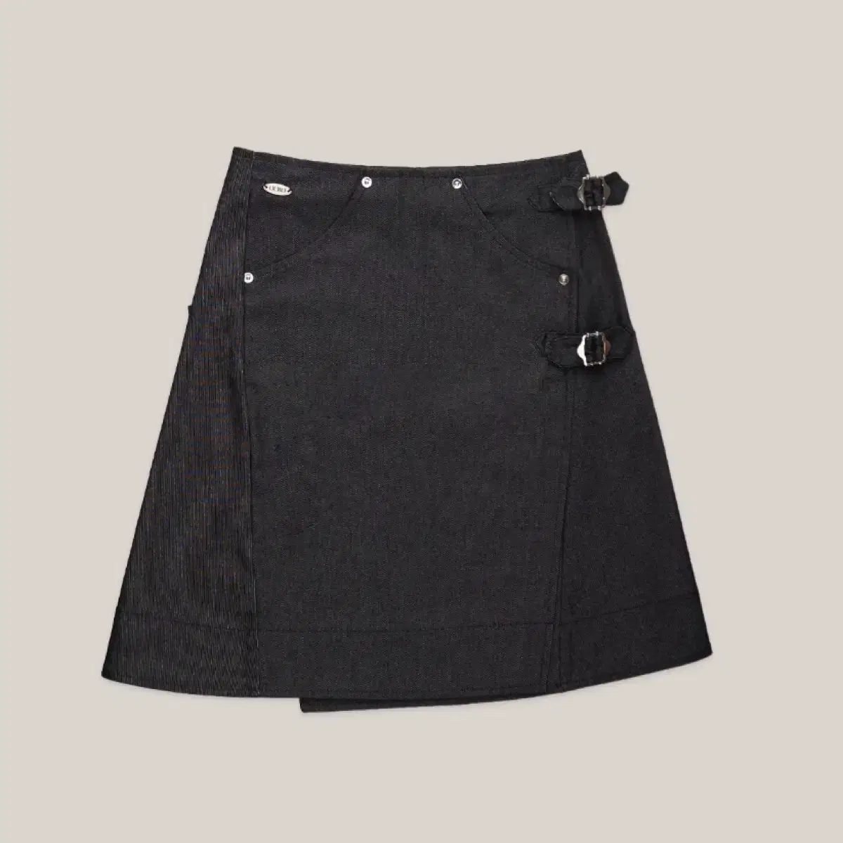 [새상품] 아우로 데님 랩 스커트 S DENIM WRAP SKIRT