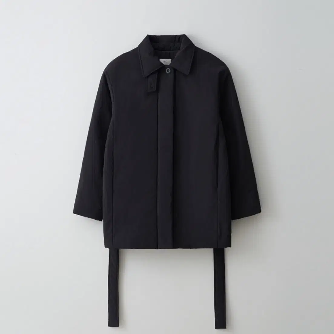 모이아 패딩 코트 padded half coat (black)