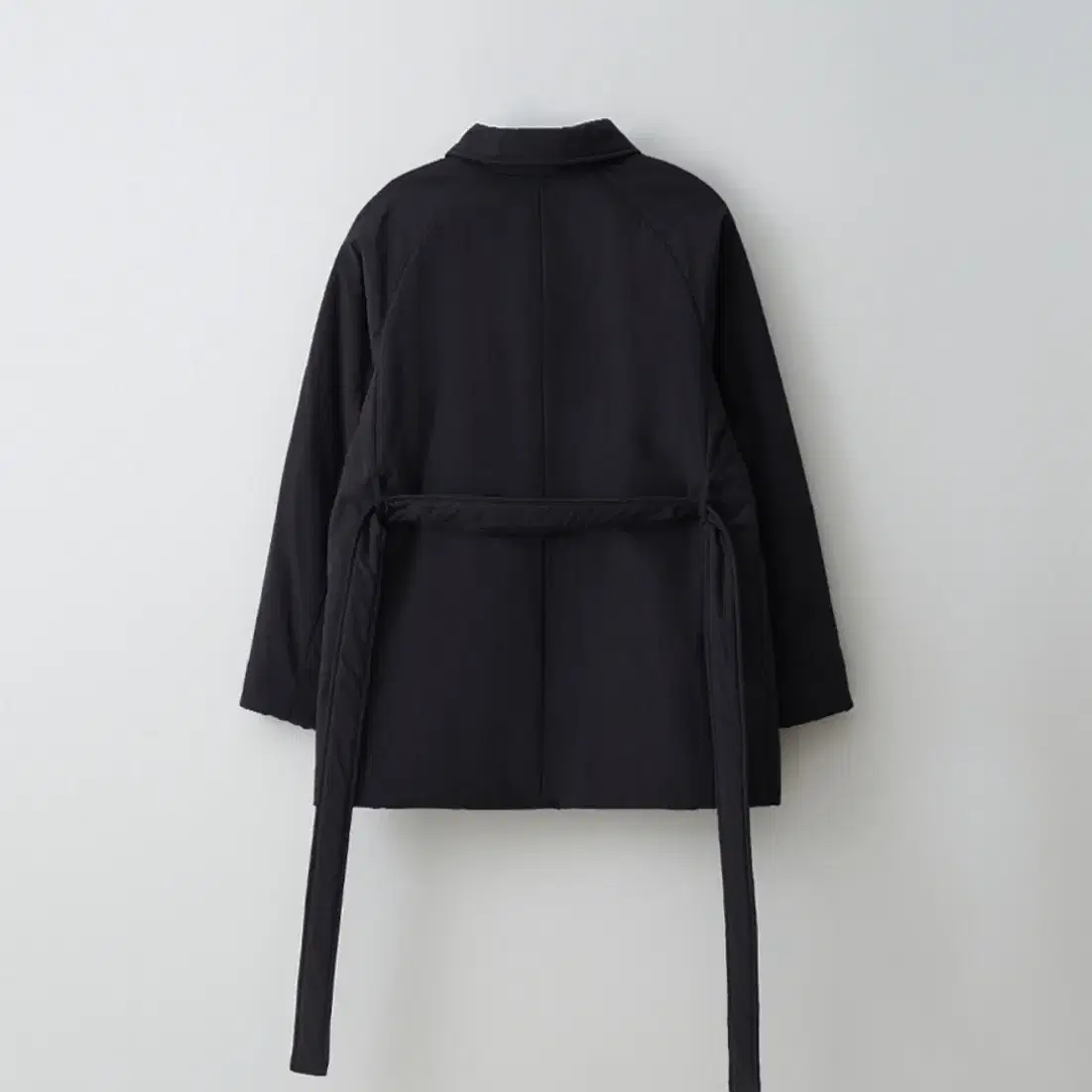 모이아 패딩 코트 padded half coat (black)