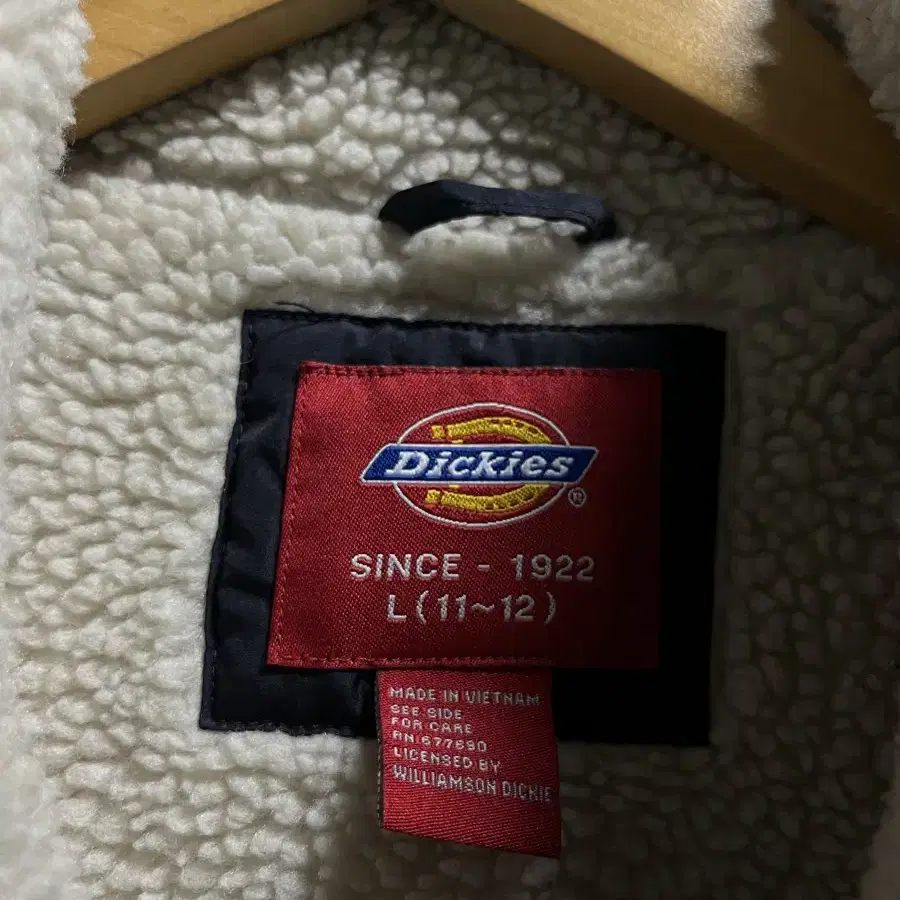 키즈 Dickies 디키즈 양털 뽀글이 패딩조끼 정품