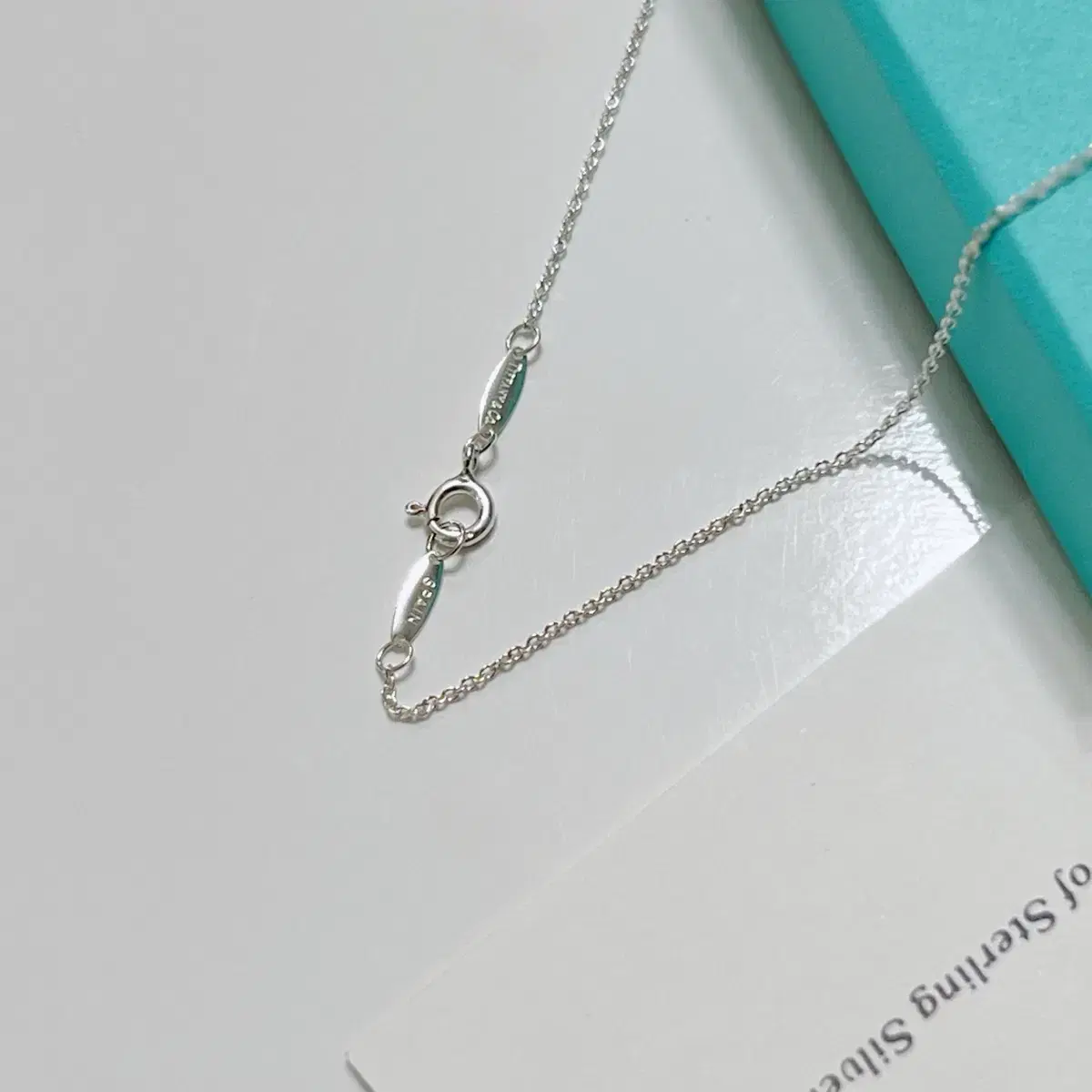 Tiffany & Co. 티파니 앨사 퍼레티 오픈 하트 실버 목걸이 (1