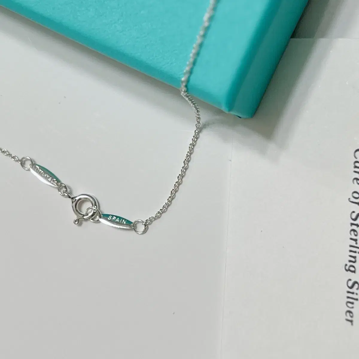 Tiffany & Co. 티파니 앨사 퍼레티 오픈 하트 실버 목걸이 (1