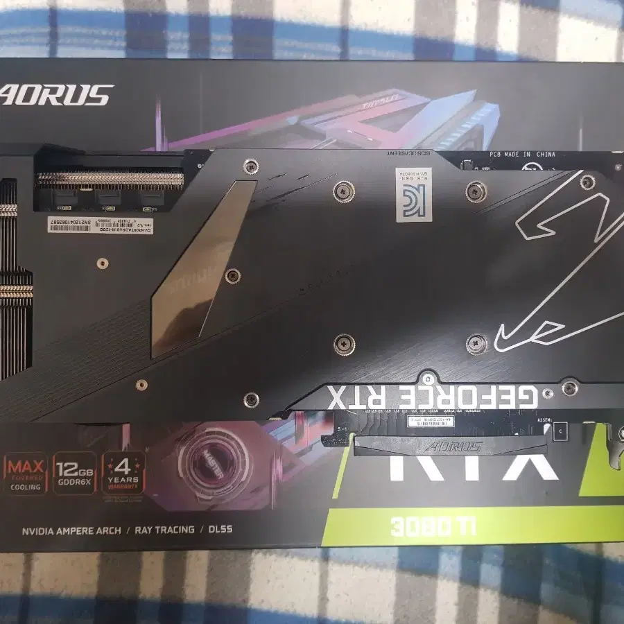 기가바이트) 어로스 마스터 3080ti 팝니다