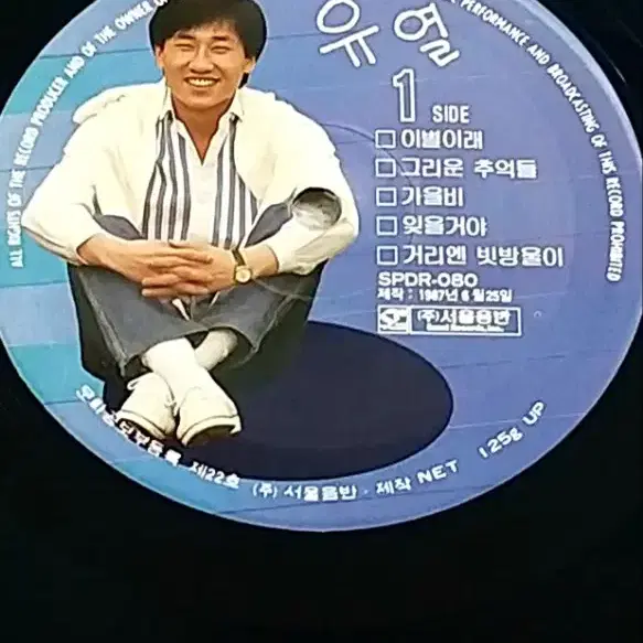 [LP] 1987 유열 1집 (87년/서울음반)