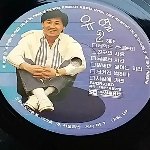 [LP] 1987 유열 1집 (87년/서울음반)