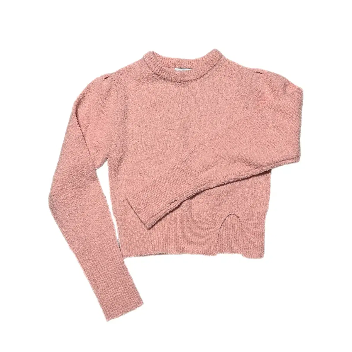 Issue Number Boucle Knit Coral Pink Unused