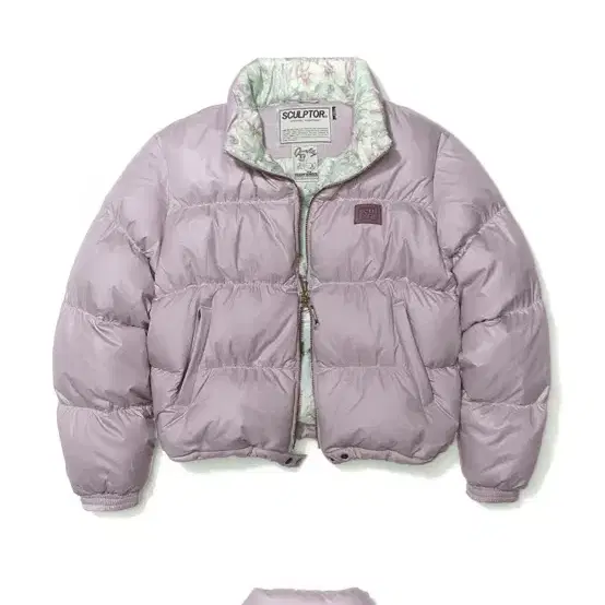 스컬프터 102 Short Puffer Down Mauve 패딩