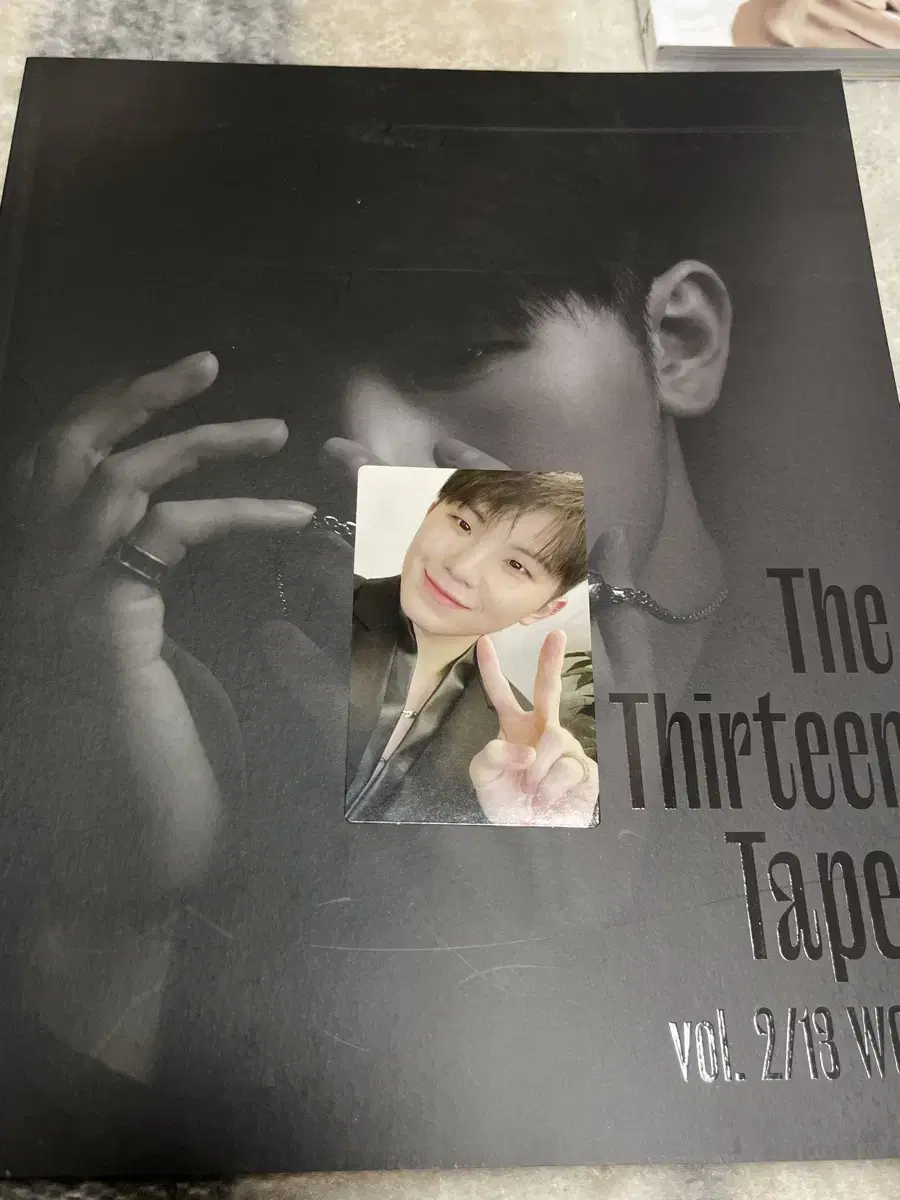 세븐틴 우지 The Thirteen Tapes 잡지+포카 일괄