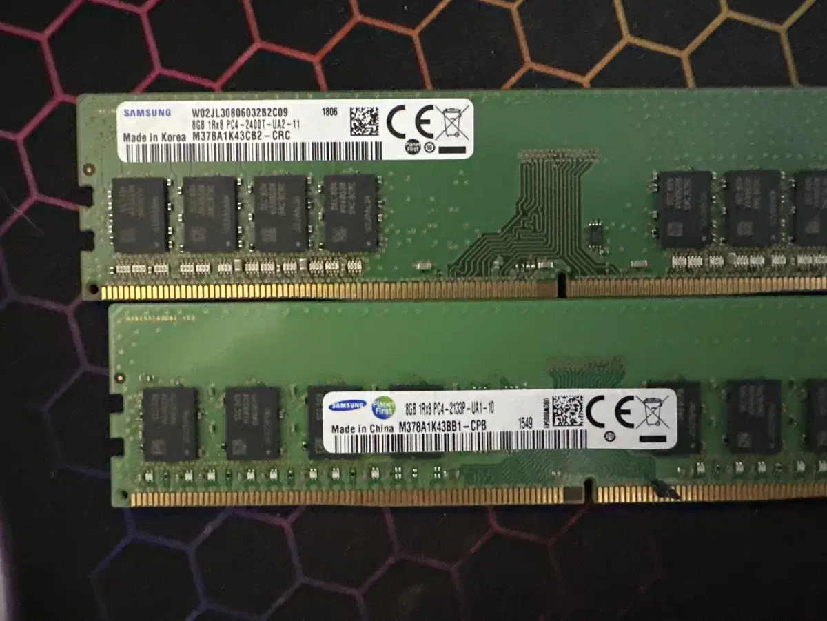 DDR4 Ram(램) 8GB 2개