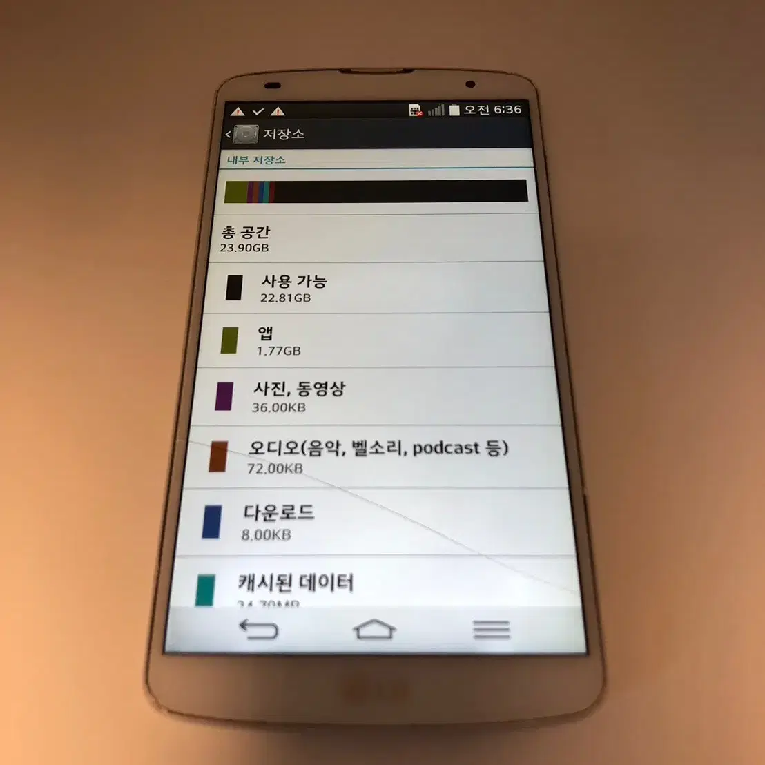 LG 지프로2 화이트 (부품3대 포함) 일괄 4대 판매