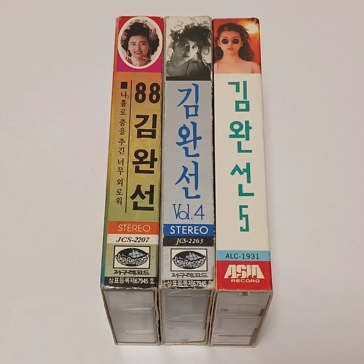 김완선 3집, 4집, 5집 중고 카세트 테이프 3개 일괄판매