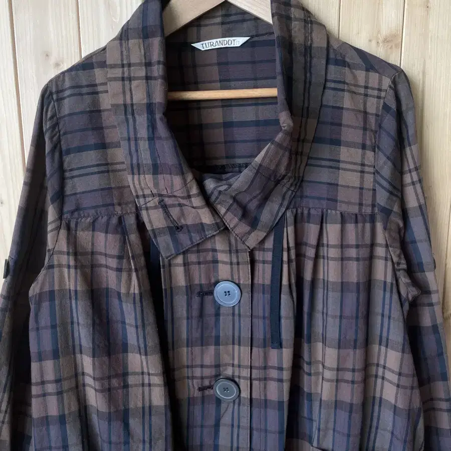 Turandot Pleat Check Jacket