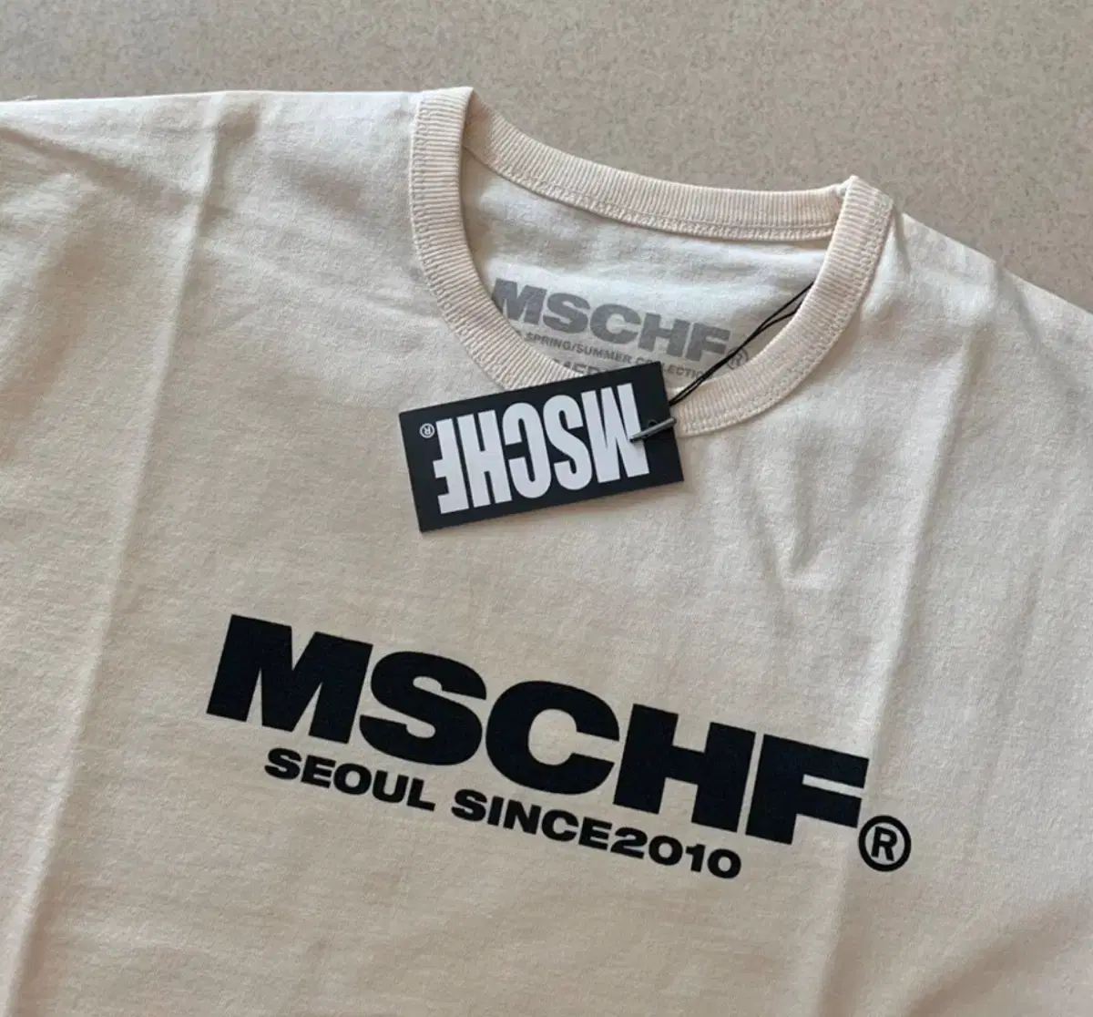 미스치프 MSCHF 20SS 티셔츠 베이지 M