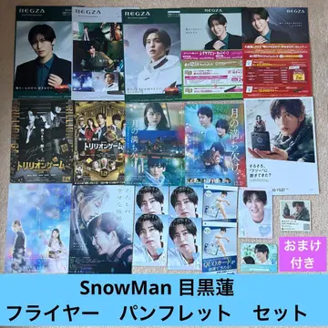 스노우맨 메구로 렌 플라이어 팜플렛 REGZA 모토로라