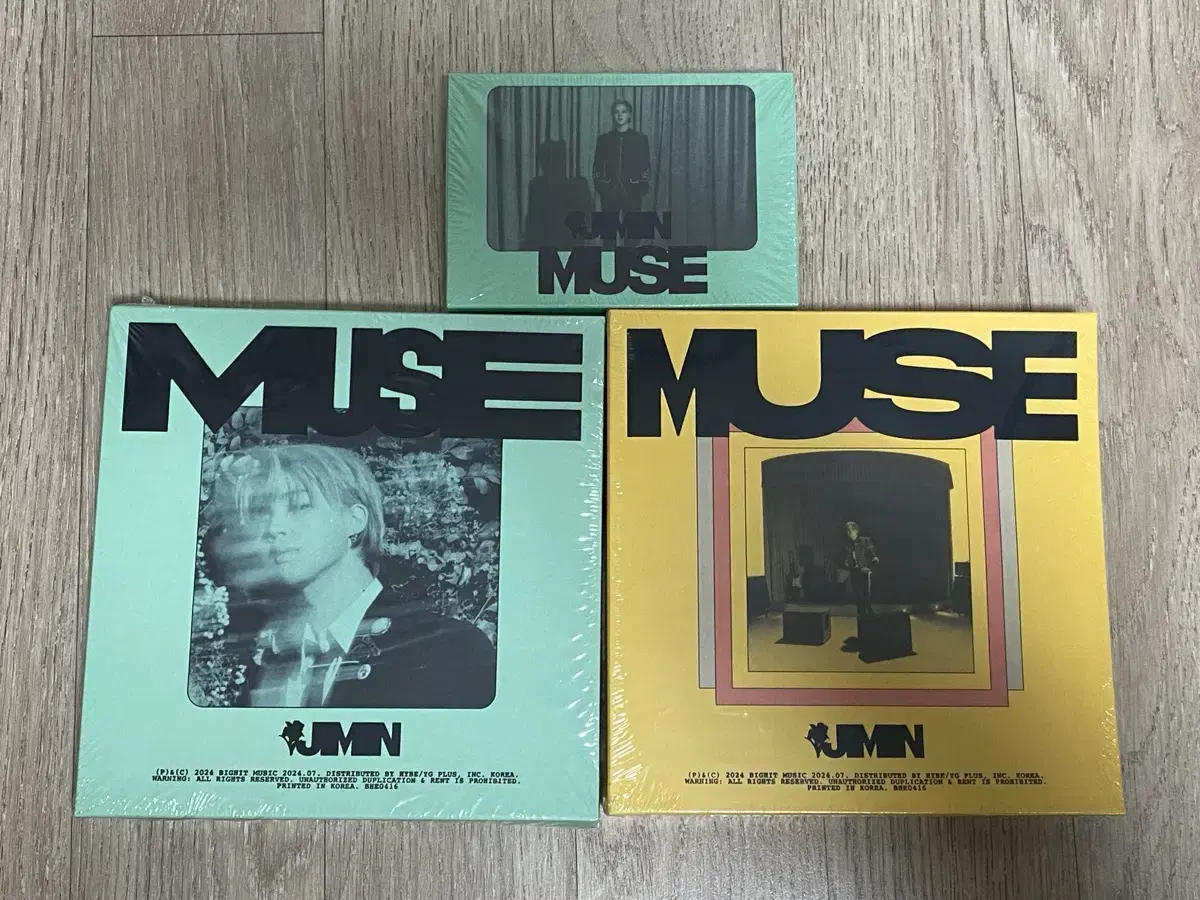 bts 지민 뮤즈 muse 미개봉 앨범 3장 일괄 판매