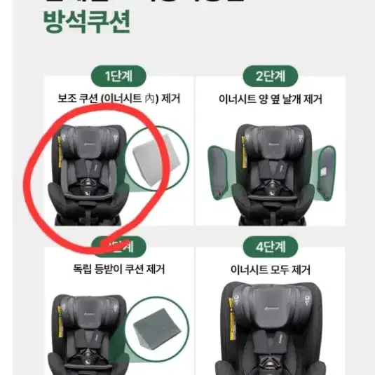 다이치 블리바 360 프로(PRO) 카시트 이너시트