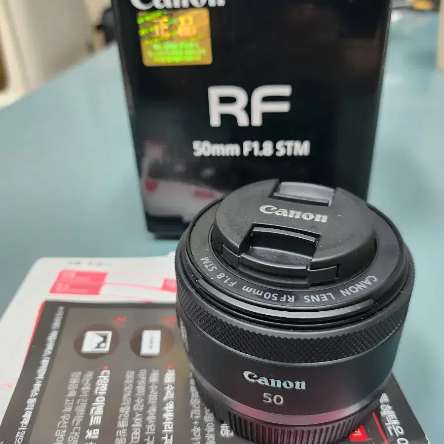 캐논 RF 50mm F1.8 STM 단렌즈 알쩜팔 인물렌즈