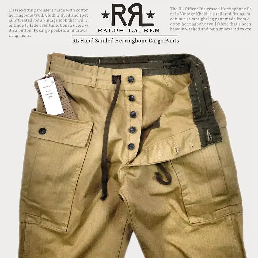 RRL 캠브벨 카고 팬츠 30 X 32 택채 새상품