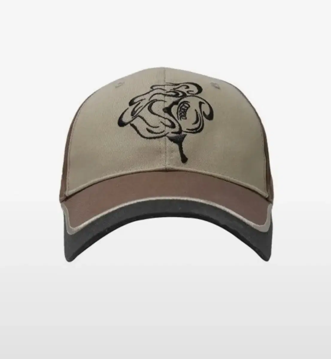 세릭 콘트라스트 로즈볼캡 브라운 contrast rose ball cap