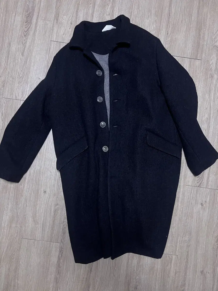 (L) 워드로브41 library coat 블랙