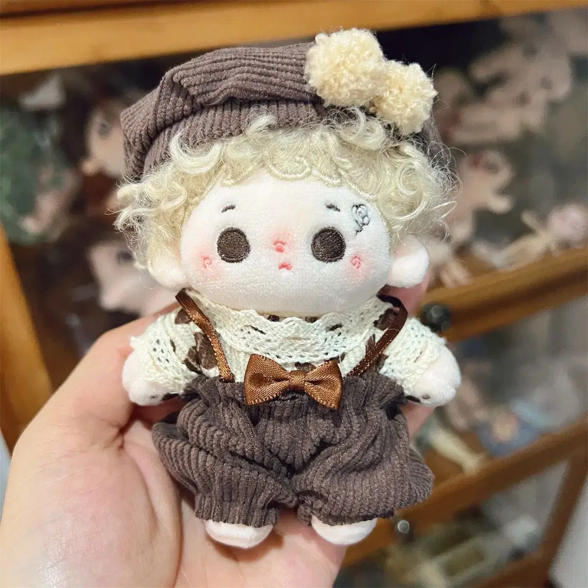 복고풍 10cm 겨울 인형옷세트