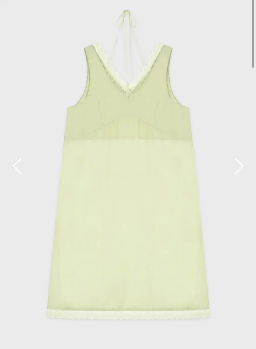 시눈 sinoon Silky Lace Slip Dress (Mint)