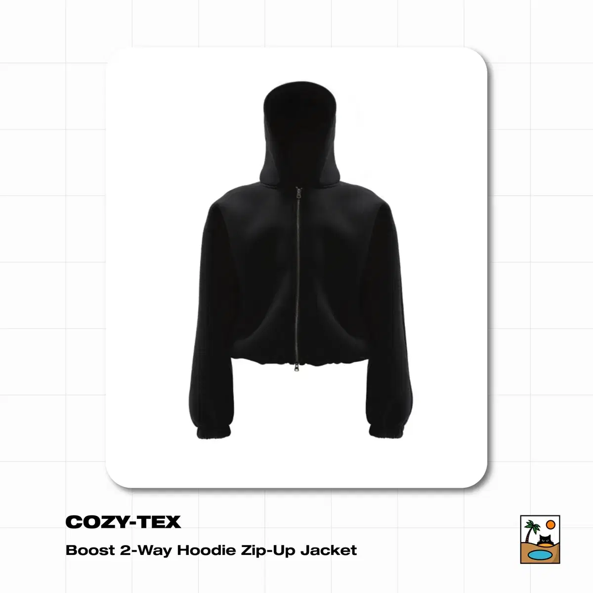 COZY-TEX Boost 2-Way Hoodie Zip-Up