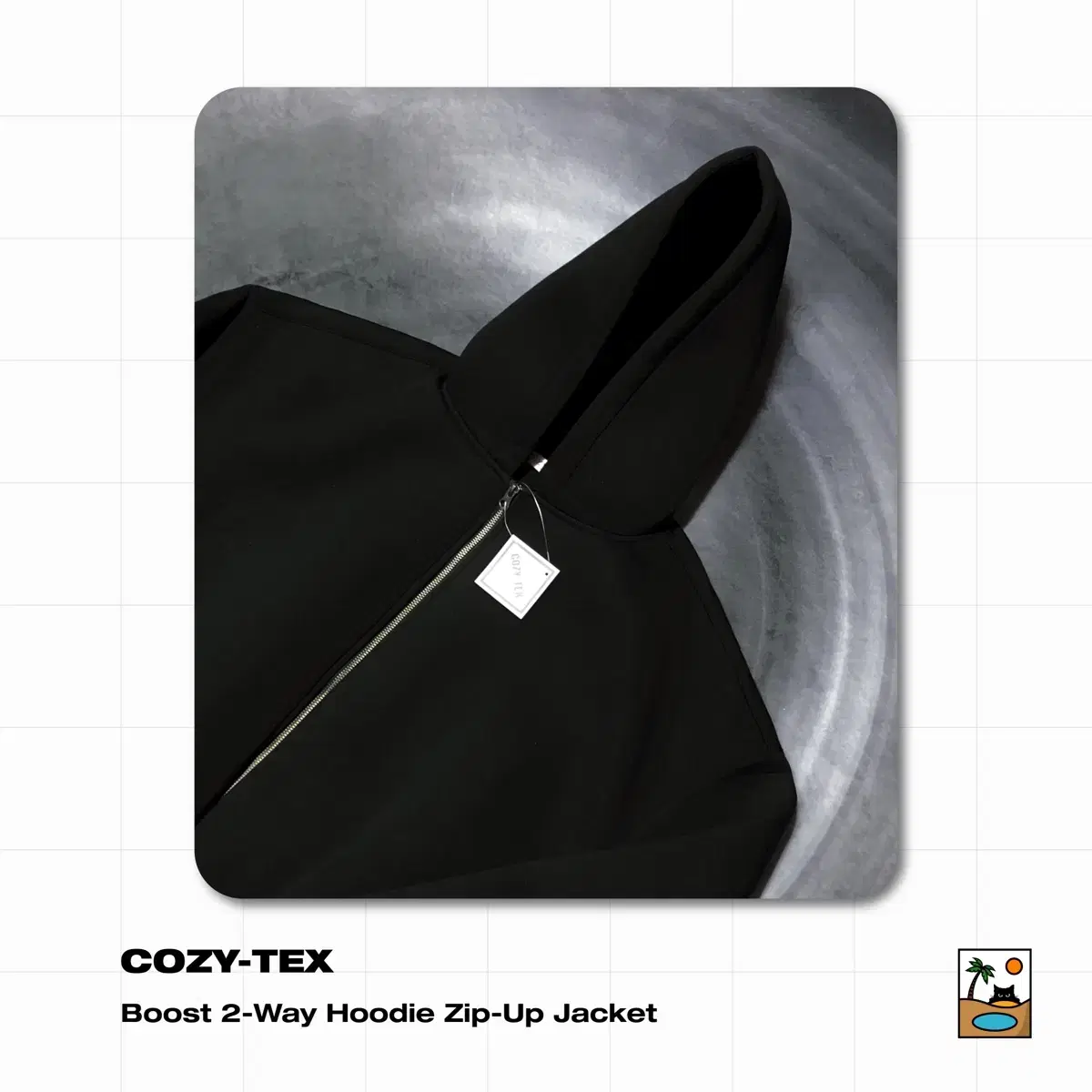 COZY-TEX Boost 2-Way Hoodie Zip-Up