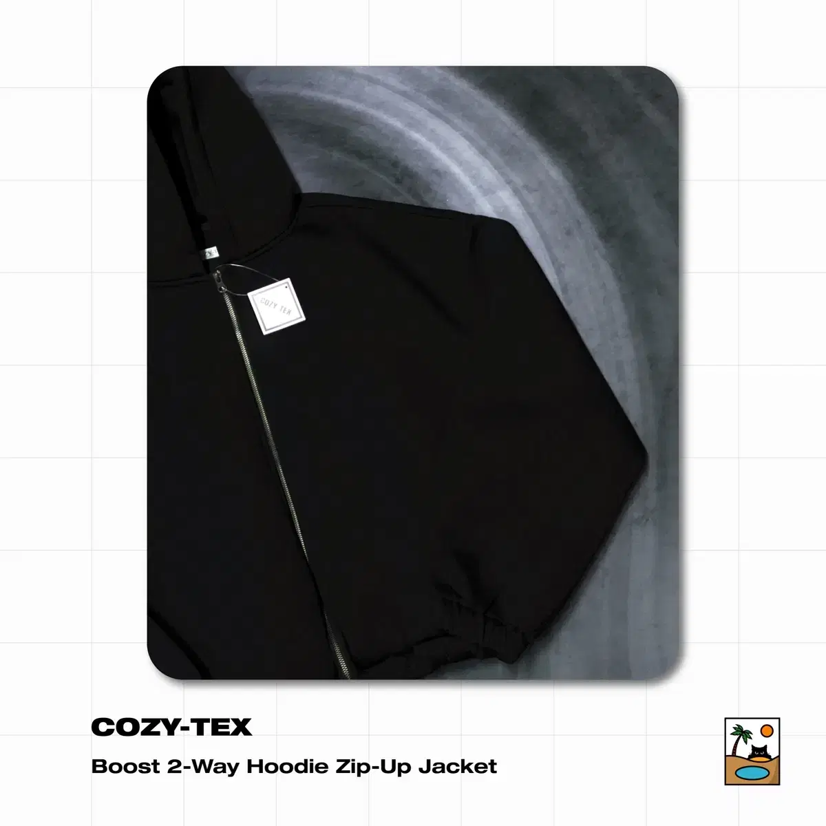 COZY-TEX Boost 2-Way Hoodie Zip-Up